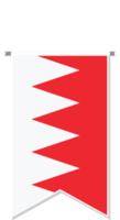 Bahrain-Flagge im Fußballwimpel. png