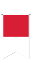 Morocco flag in soccer pennant. png
