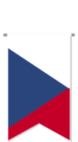 Czech flag in soccer pennant. png