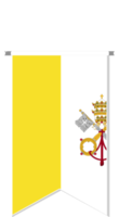 Vatican City flag in soccer pennant. png