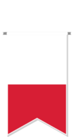 drapeau pologne en fanion de football. png