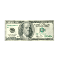 one hundred dollar bill png