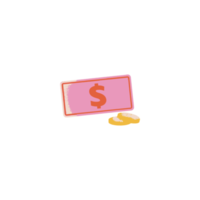 illustration d'icône d'argent png
