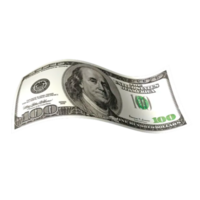 one hundred dollar bill png