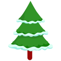 Christmas decorated tree png