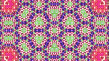 Abstract multicolored texture background kaleidoscope video