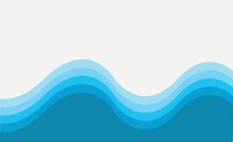 Modern Wave Background Template Design vector