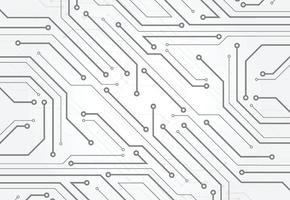Abstract background with technology circuit board texture. Electronic motherboard illustration. Communication and engineering concept. Vector illustration