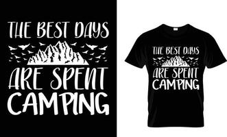 Hiking T-Shirt Design vector