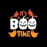 It's boo time typography lettering for t shirt vector