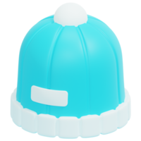 ilustración de icono de render 3d de sombrero de invierno png