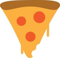 Pizza slice icon. Vector illustration