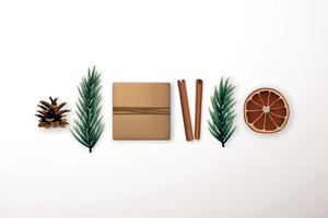 Christmas and New Year set for gift wrapping. vector