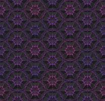 Dark seamless polygonal texture with triangles. Black pattern with bright color thin lines. Vector geometric illustration for background, wallpaper, interior, textile, wrapping paper and print design.