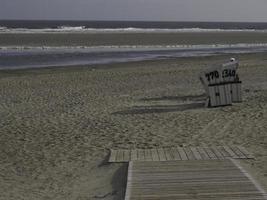 isla langeoog en el mar del norte foto