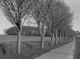 paisaje de westfalia cerca de billerbeck foto