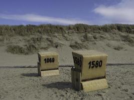 langeoog island in the north sea photo