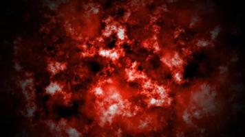 rosso brillante spazio fuoco particella polvere flusso animazione per astratto arte fantasia movimento argento sfondo video