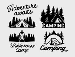 Camping vector art