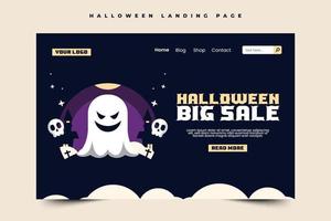 Halloween themed graphic design template easy to customize simple and elegant design vector