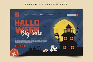 Halloween themed graphic design template easy to customize simple and elegant design vector