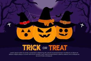 Halloween themed graphic design template easy to customize simple and elegant design vector