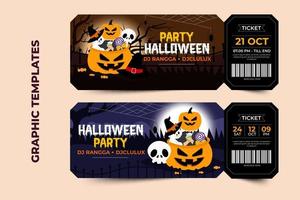 Halloween themed graphic design template easy to customize simple and elegant design vector