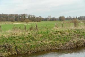 The river Aa near borken in germany photo