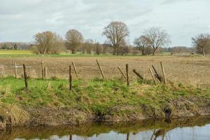 The river Aa near borken in germany photo