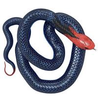 ilustración 3d de serpiente de coral azul. foto