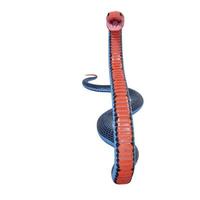 Blue coral snake 3D illustration. photo