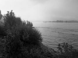 the rhine river near wesel photo