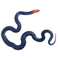 Blue coral snake 3D illustration. photo