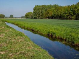 senderismo cerca de reken en el muensterland alemán foto