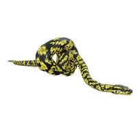 Zebra jungle carpet python 3D illustration. photo