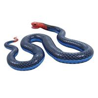 Blue coral snake 3D illustration. photo