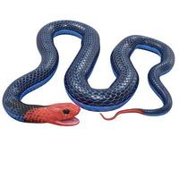 Blue coral snake 3D illustration. photo