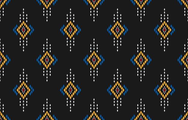 Fabric Aztec pattern background. Geometric ethnic oriental seamless pattern traditional. Mexican style.