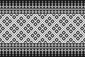 Carpet tribal pattern art. Geometric ethnic seamless pattern traditional. vector