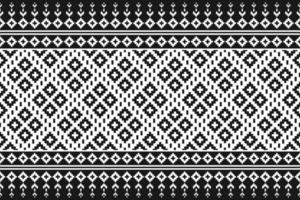 Carpet tribal pattern art. Geometric ethnic seamless pattern traditional. vector