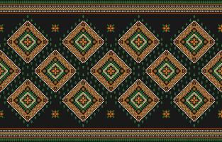 Carpet Aztec pattern background. Geometric ethnic oriental seamless pattern traditional. Mexican style. vector