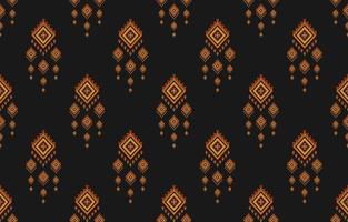 Geometric ethnic oriental seamless pattern traditional. Fabric Aztec pattern background. vector