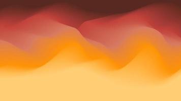 Abstract autumn season colors liquid or fluid wave shape design soft blurred background vector