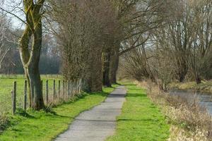 The river Aa near borken in germany photo