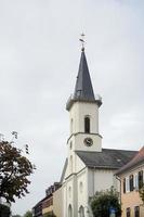 Friedrichsdorf, Germany, 2014. A view of the French Reformed Church in Friedrichsdorf photo