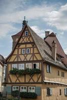 Rothenburg, Germany, 2014. Crooked house in Rothenburg photo