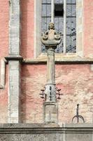 Rothenburg, Germany, 2014. Merman statue in Rothenburg photo