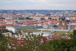 View over part of Prague photo