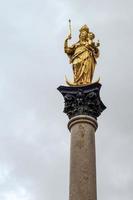 Munich, Germany, 2014. St Marys Column in Munich photo