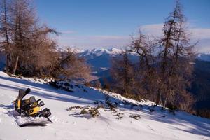 snowboard in snow photo